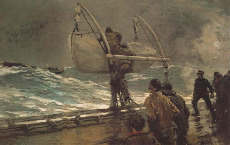 Winslow Homer Das Notsignal oil painting picture